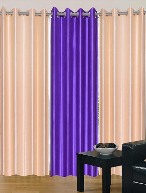 home fantasy polyester eyelet door curtain - 10623360 - Very Small Image - 1