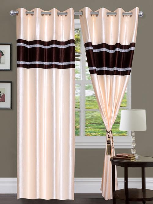 home fantasy polyester eyelet door curtain - 10623369 - Very Small Image - 1