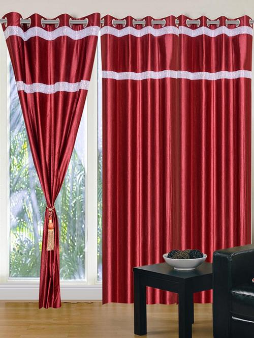 home fantasy polyester eyelet door curtain - 10623375 - Very Small Image - 1