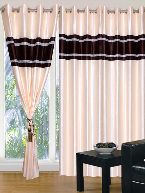 home fantasy polyester eyelet door curtain - 10623376 - Very Small Image - 1