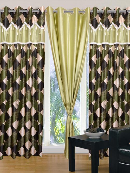 home fantasy polyester eyelet door curtain - 10623377 - Very Small Image - 1