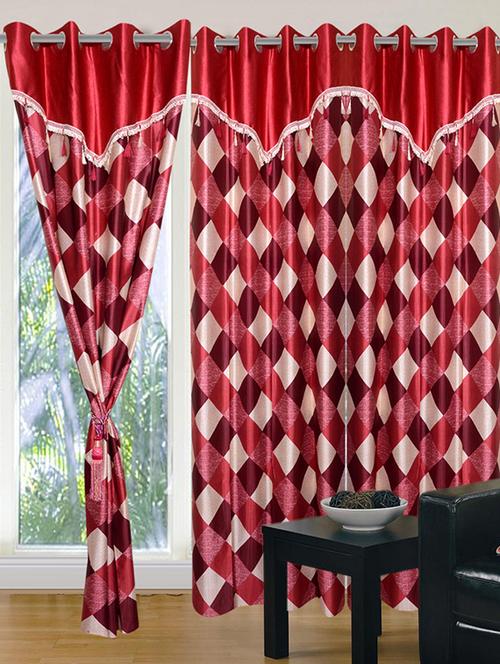home fantasy polyester eyelet door curtain - 10623378 - Very Small Image - 1