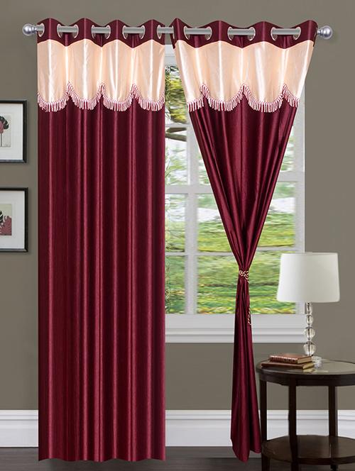 home fantasy polyester eyelet door curtain - 10623383 - Very Small Image - 1