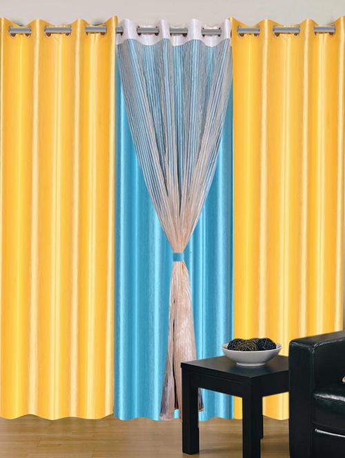 home fantasy polyester eyelet door curtain - 10623388 - Very Small Image - 1