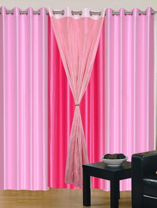 home fantasy polyester eyelet door curtain - 10623420 - Very Small Image - 1