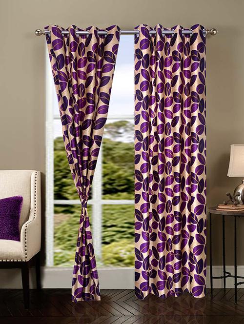 home fantasy polyester eyelet door curtain - 10623421 - Very Small Image - 1