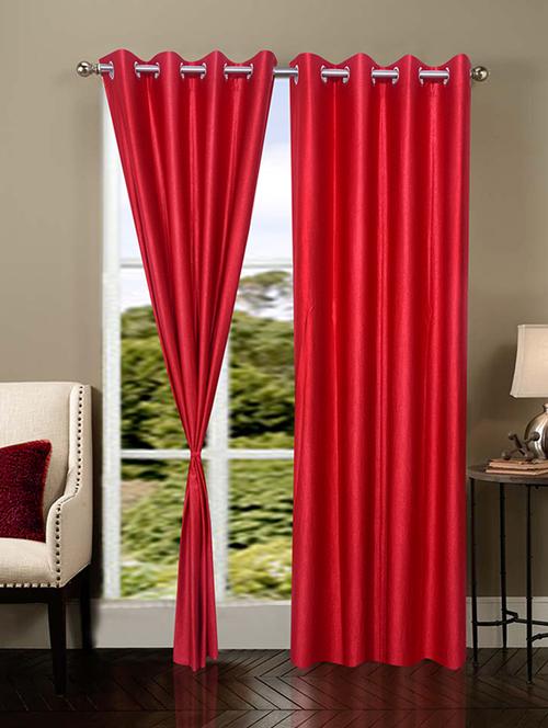 home fantasy polyester eyelet door curtain - 10623422 - Very Small Image - 1