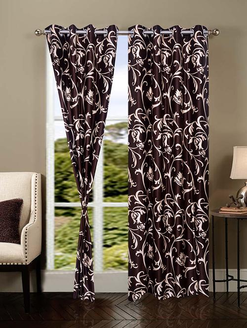 home fantasy polyester eyelet door curtain - 10623428 - Very Small Image - 1