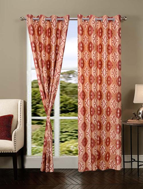 home fantasy polyester eyelet door curtain - 10623430 - Very Small Image - 1