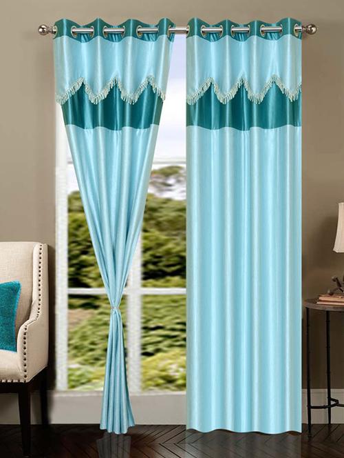 home fantasy polyester eyelet door curtain - 10623446 - Very Small Image - 1