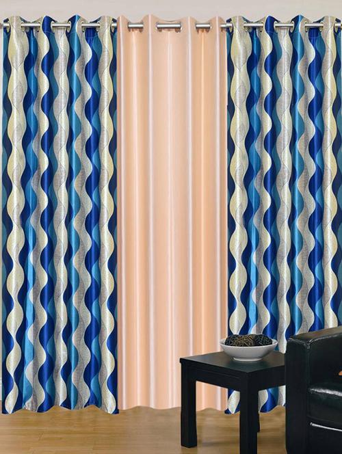 home fantasy polyester eyelet door curtain - 10623456 - Very Small Image - 1