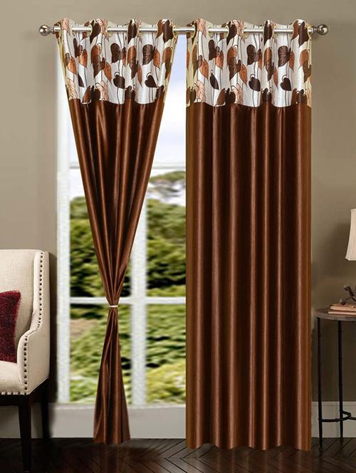 home fantasy polyester eyelet door curtain - 10623469 - Very Small Image - 1