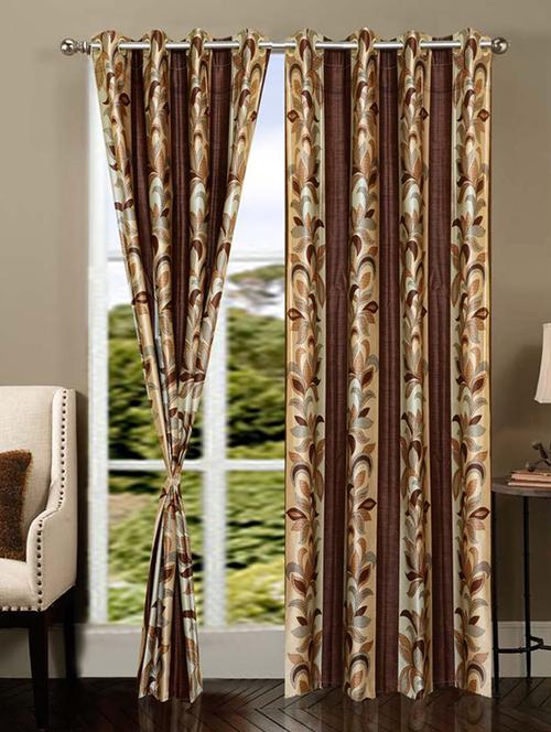 home fantasy polyester eyelet door curtain - 10623471 - Very Small Image - 1