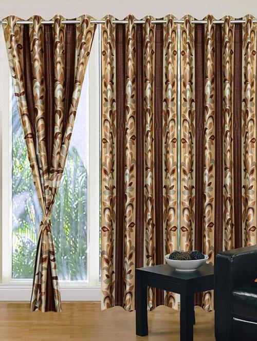 home fantasy polyester eyelet door curtain - 10623475 - Very Small Image - 1