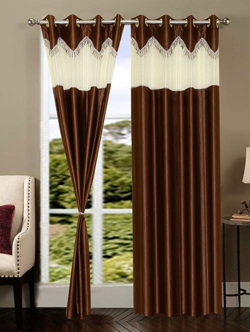 home fantasy polyester eyelet door curtain - 10623476 - Very Small Image - 1
