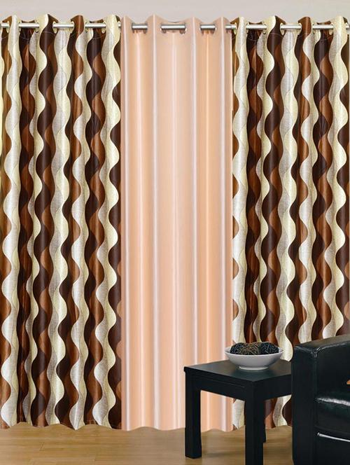 home fantasy polyester eyelet door curtain - 10623488 - Very Small Image - 1