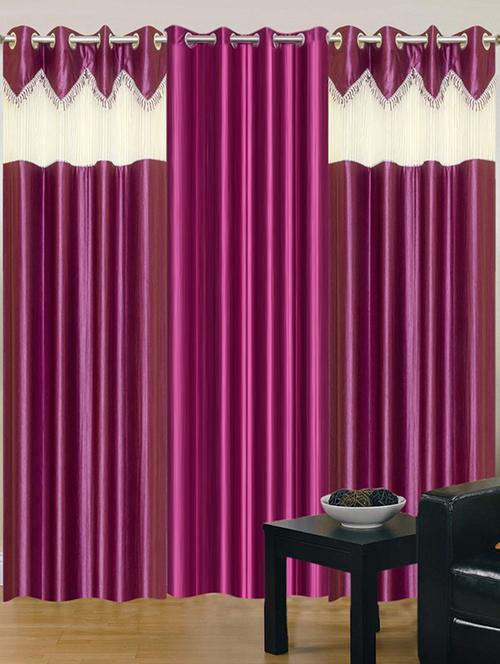 home fantasy polyester eyelet door curtain - 10623509 - Very Small Image - 1
