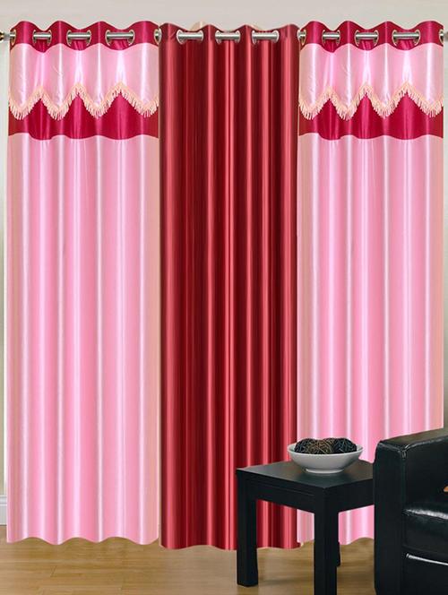 home fantasy polyester eyelet door curtain - 10623510 - Very Small Image - 1