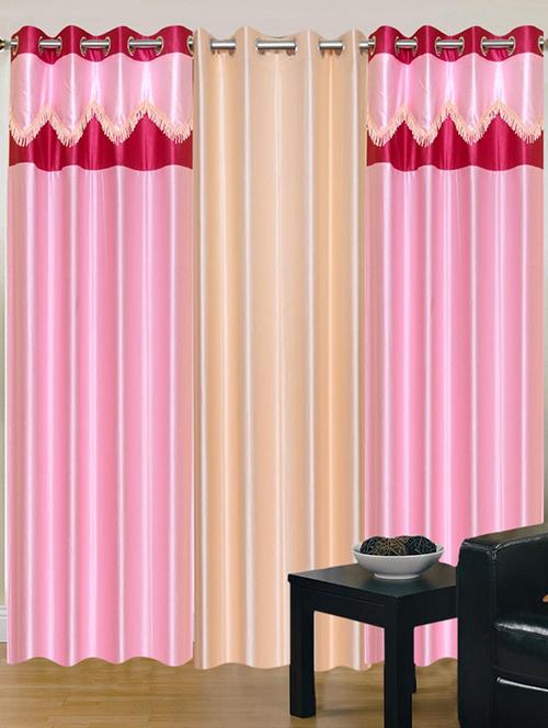 home fantasy polyester eyelet door curtain - 10623511 - Very Small Image - 1