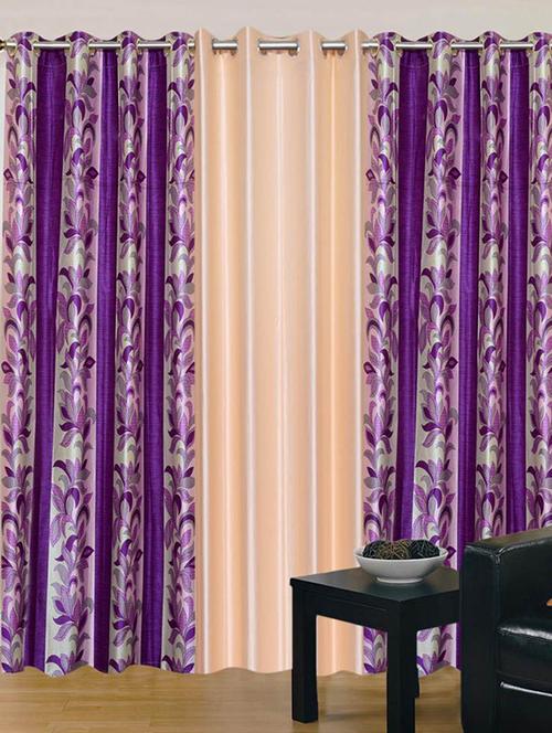 home fantasy polyester eyelet door curtain - 10623529 - Very Small Image - 1