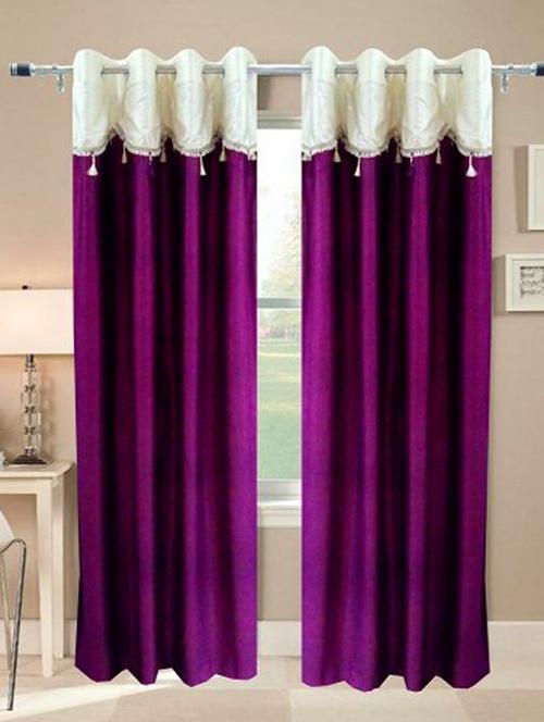 home fantasy polyester eyelet door curtain - 10623531 - Very Small Image - 1