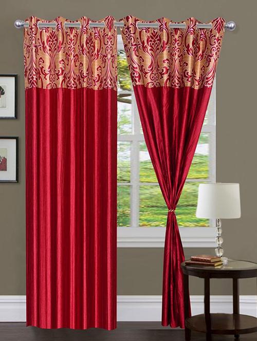 home fantasy polyester eyelet door curtain - 10623540 - Very Small Image - 1