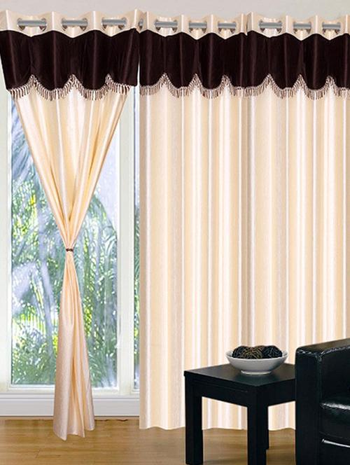 home fantasy polyester eyelet door curtain - 10623551 - Very Small Image - 1