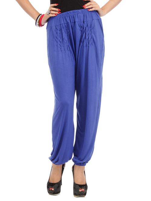 midnight blue viscose harem pants - 10623780 - Very Small Image - 1