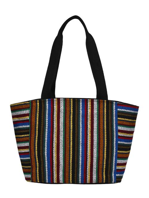 multi colored cotton printed tote - 10629073 - Very Small Image - 1