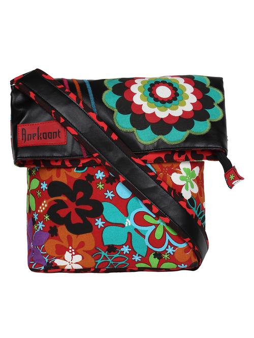 multi colored printed canvas bag - 10629082 - Very Small Image - 1