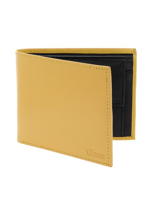 yellow, black leather wallet - 10638033 - Very Small Image - 1