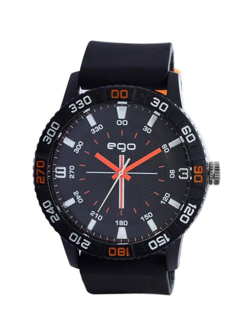 maxima ego aqua regular men's black & black analogue watch_e-41143ppgn - 10641231 - Very Small Image - 1