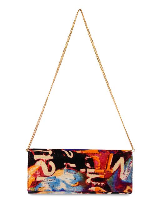 multicolour silk clutch - 10642500 - Very Small Image - 1