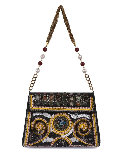 black silk clutch - 10642502 - Very Small Image - 1
