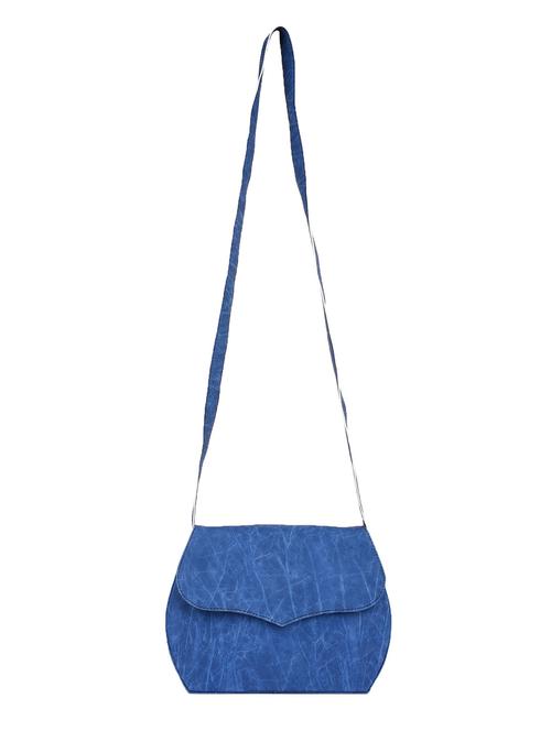 blue leatherette handbag - 10642514 - Very Small Image - 1