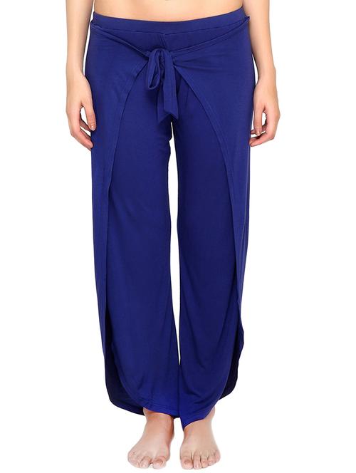 blue polyester trousers - 10646594 - Very Small Image - 1