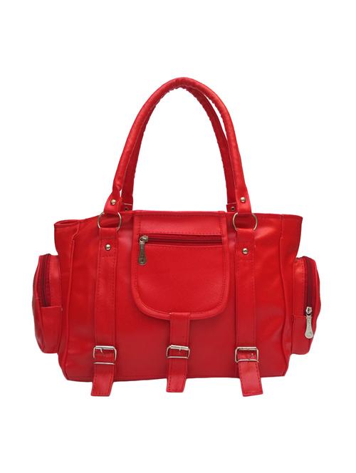 red leatherette handbag - 10647707 - Very Small Image - 1