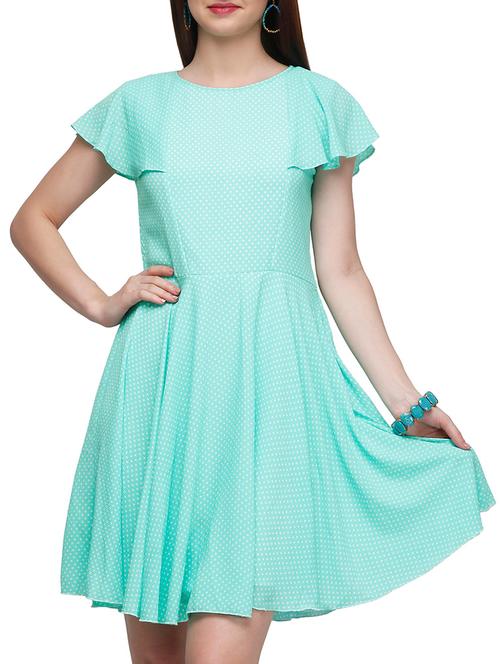 green aline dress - 10648403 - Very Small Image - 1