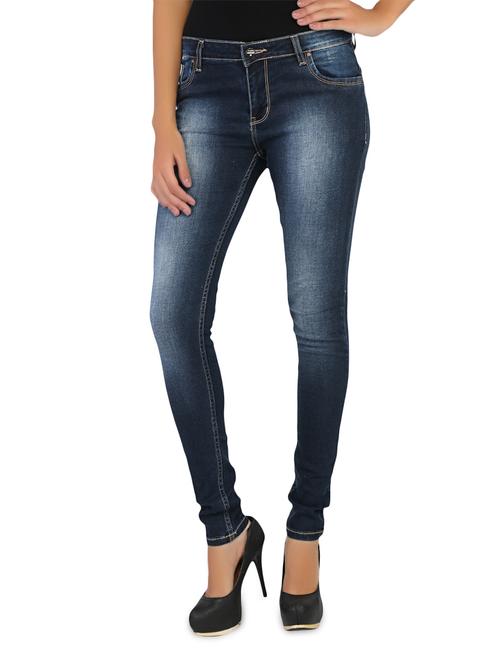 indigo plain denim jeans - 1064938 - Very Small Image - 1