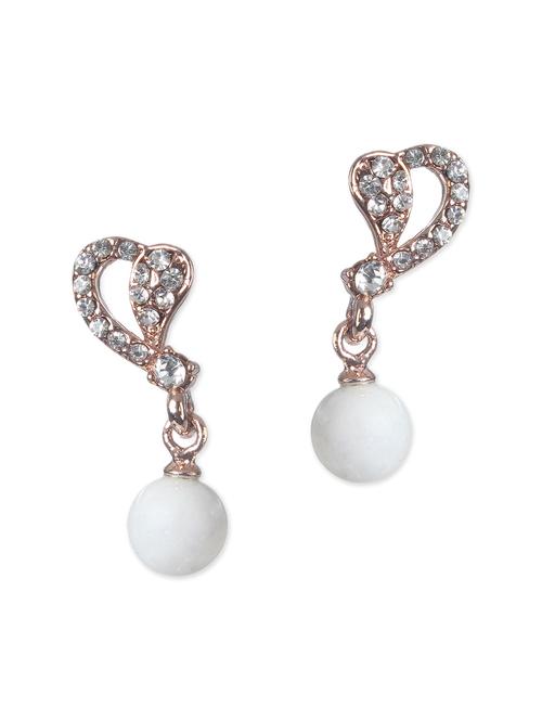 white metal alloy earring - 10649519 - Very Small Image - 1
