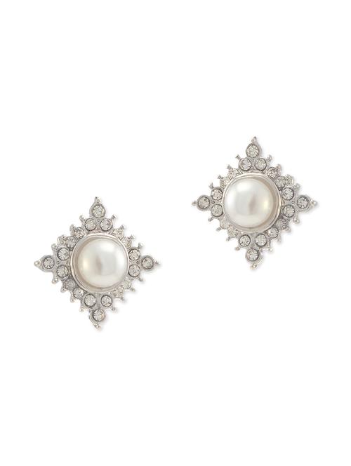 white metal alloy earring - 10649551 - Very Small Image - 1