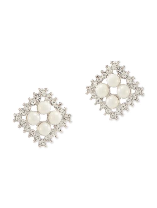 white metal alloy earring - 10649611 - Very Small Image - 1