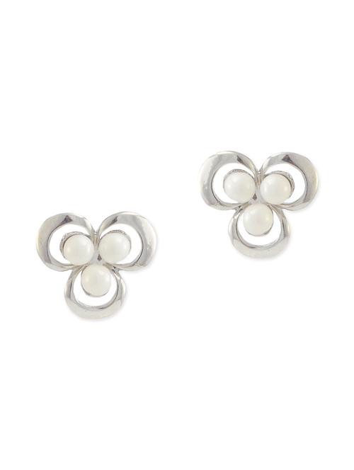 white metal alloy earring - 10649613 - Very Small Image - 1
