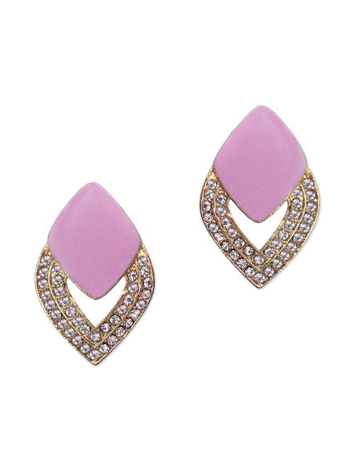 purple metal alloy earring - 10655130 - Very Small Image - 1