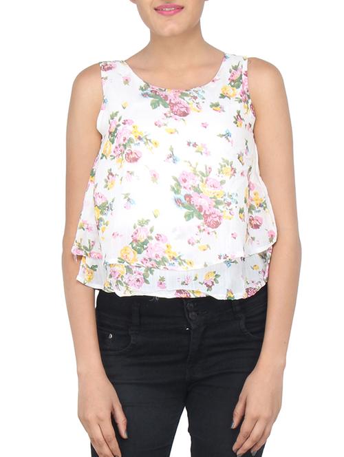 white cotton top - 10657370 - Very Small Image - 1