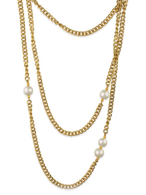Fasherati Three Layer Elegant Necklace for Women - 10657823 - Very Small Image - 1