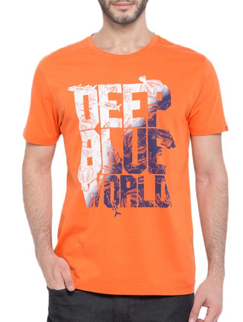 orange cotton tshirt - 10658879 - Very Small Image - 1