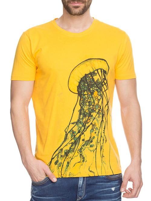 yellow cotton tshirt - 10658934 - Very Small Image - 1