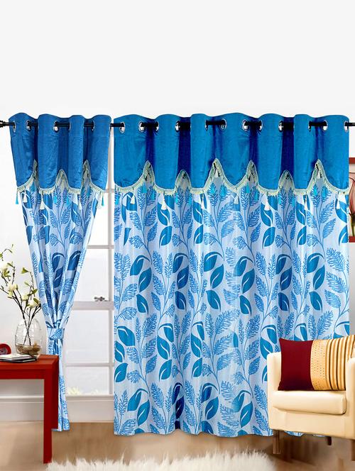 set of 2 fancy drape premium curtain - 10661320 - Very Small Image - 1