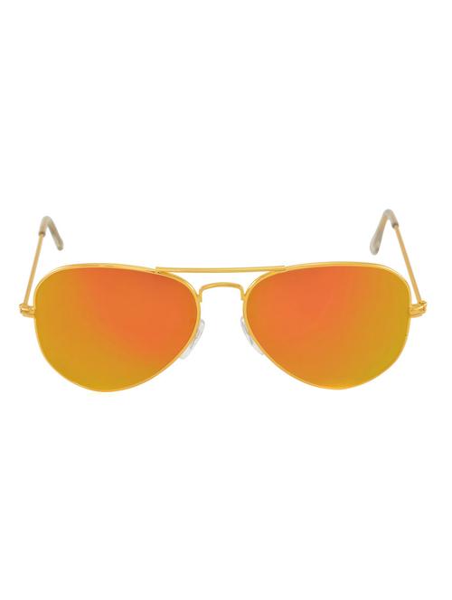 camerii glossy orange aviator sunglasses (sa66) - 10668392 - Very Small Image - 1